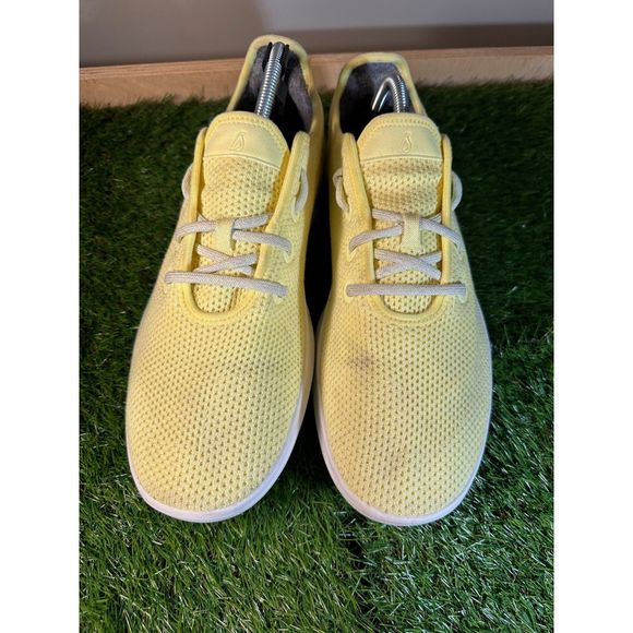 Allbirds Tree Runners Men Yellow Mesh Upper Lace Up Running Shoes Size US 11 M - Picture 3 of 9
